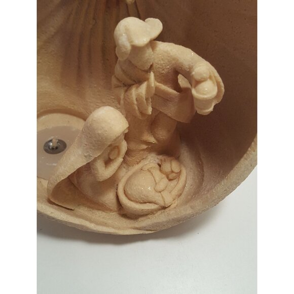 Christmas Sand Art Nativity Scene Tea Candle Holder Holy Family - Picture 3 of 9